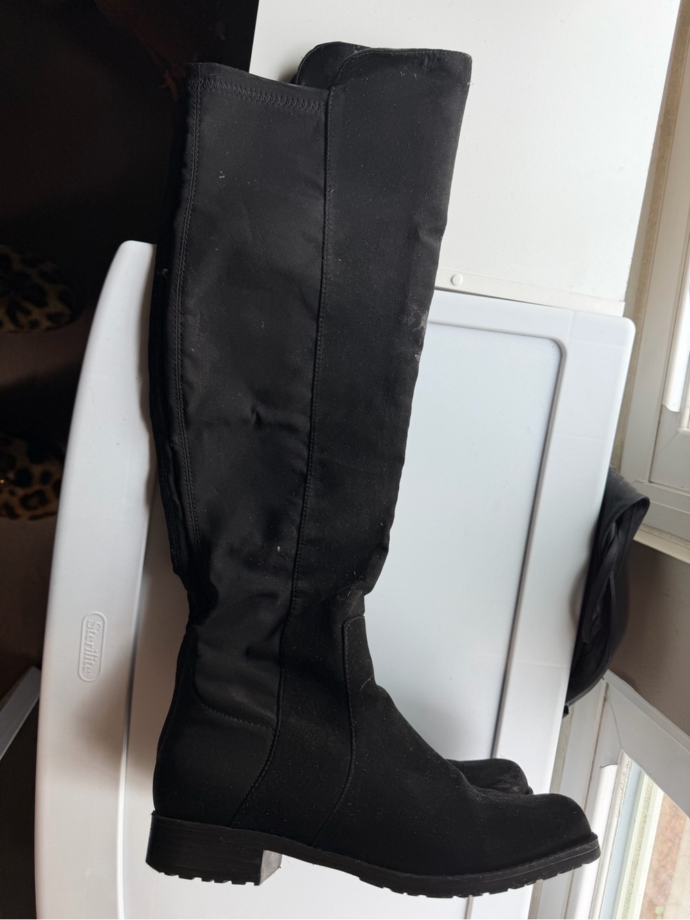 Umbra Black Over-the-Knee Stretch Riding Boots
